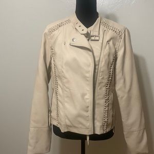 Faux leather jacket